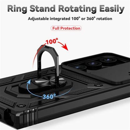 Ultra Shield Magnetic Slide Lens Armor Case for Samsung Galaxy S25 Series