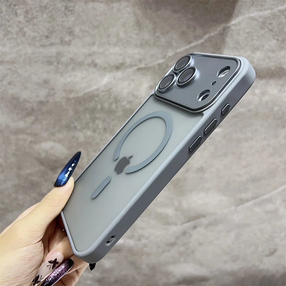 Translucent Matte Wireless Charging iPhone Protection Case