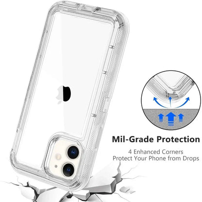 ArmorVault Crystal Hybrid Protection Military - Grade Shockproof iPhone Case - The Armour Case