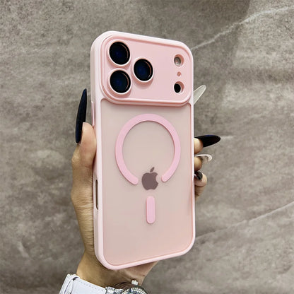 Translucent Matte Wireless Charging iPhone Protection Case