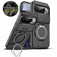 ArmorVault Google Pixel Pro Magnetic Ring Stand Shield Case Full Protection