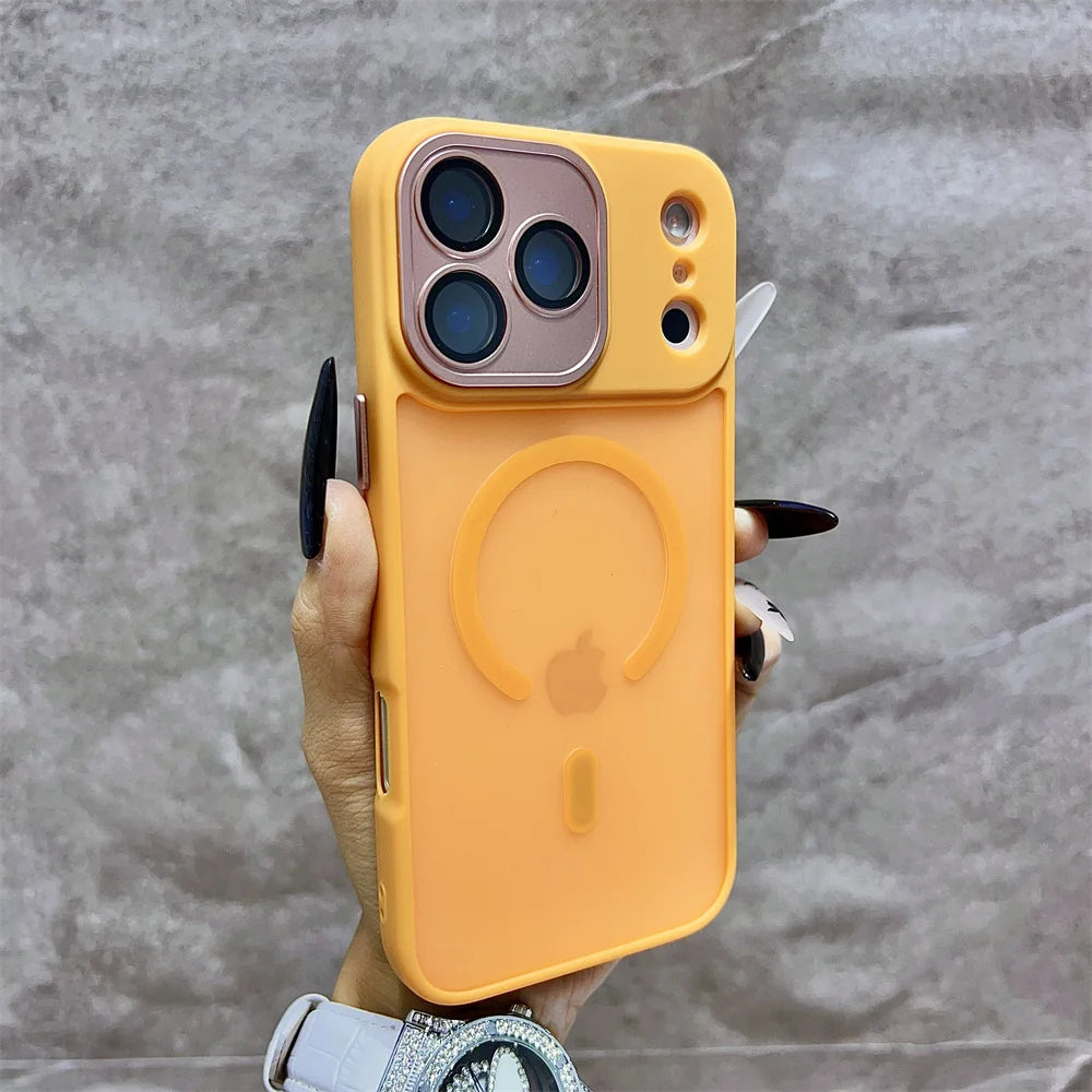 Translucent Matte Wireless Charging iPhone Protection Case