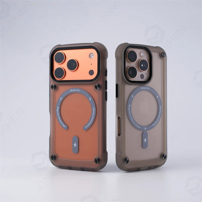 Sentinel Frosted Magnetic Slim Shockproof Case Built For Everyday iPhone Protection