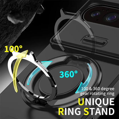 ArmorVault Google Pixel Pro Magnetic Ring Stand Shield Case Full Protection