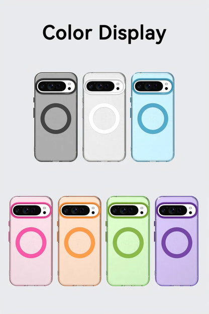 Matte Clear Magnetic Armor Case For Google Pixel Pro Shockproof