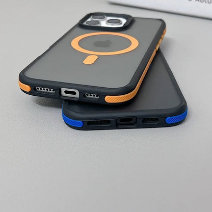 AeroShield Clear Magnetic Stand Matte Waterproof Protection for iPhone Case - The Armour Case