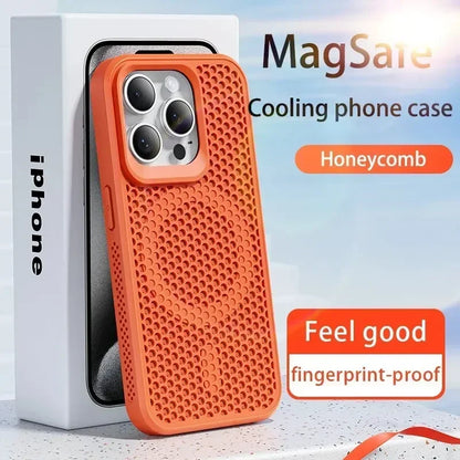 Premium Cooling Heat-Dissipation Magnetic Phone Case for iPhone – With Anti-Scratch Protection