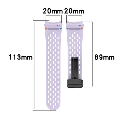 AeroFlex Magnetic Silicone Samsung Watch Band – Breathable Sport Fit