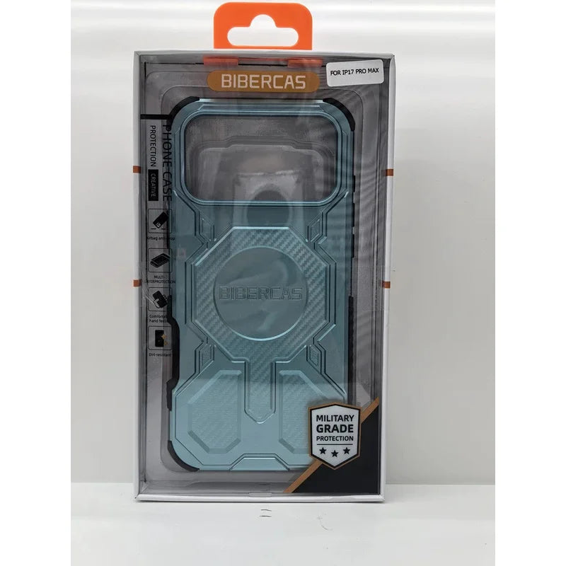 Onyx Reinforced Magnetic Armor Case With Integrated Stand For iPhone