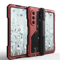 Heavy Duty Armor Aluminum Case With Kickstand For Samsung Galaxy Fold Flip