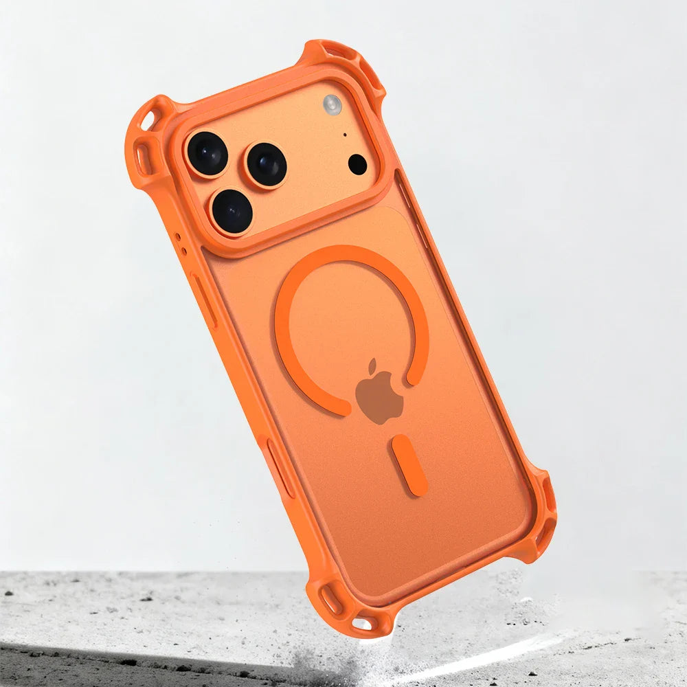 CrystalGuard MagSafe iPhone Case – Anti-Knock, Drop-Proof, Scratch-Resistant