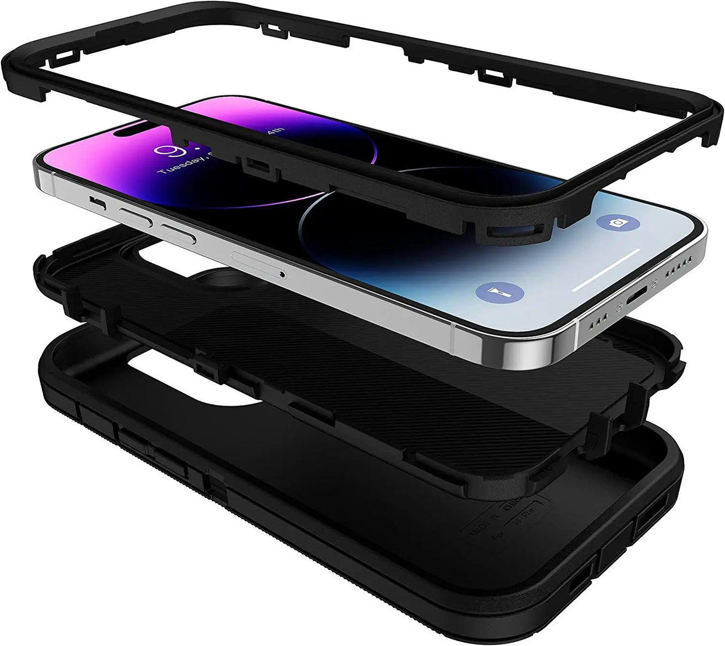 Vanguard Triple Layer Defense Rugged Armor Case For iPhone Series