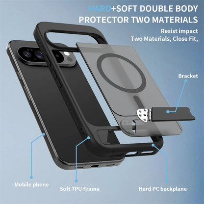 AeroShield Magnetic Google Pixel Armor Case – Anti-Yellow Clear Airbag Protection