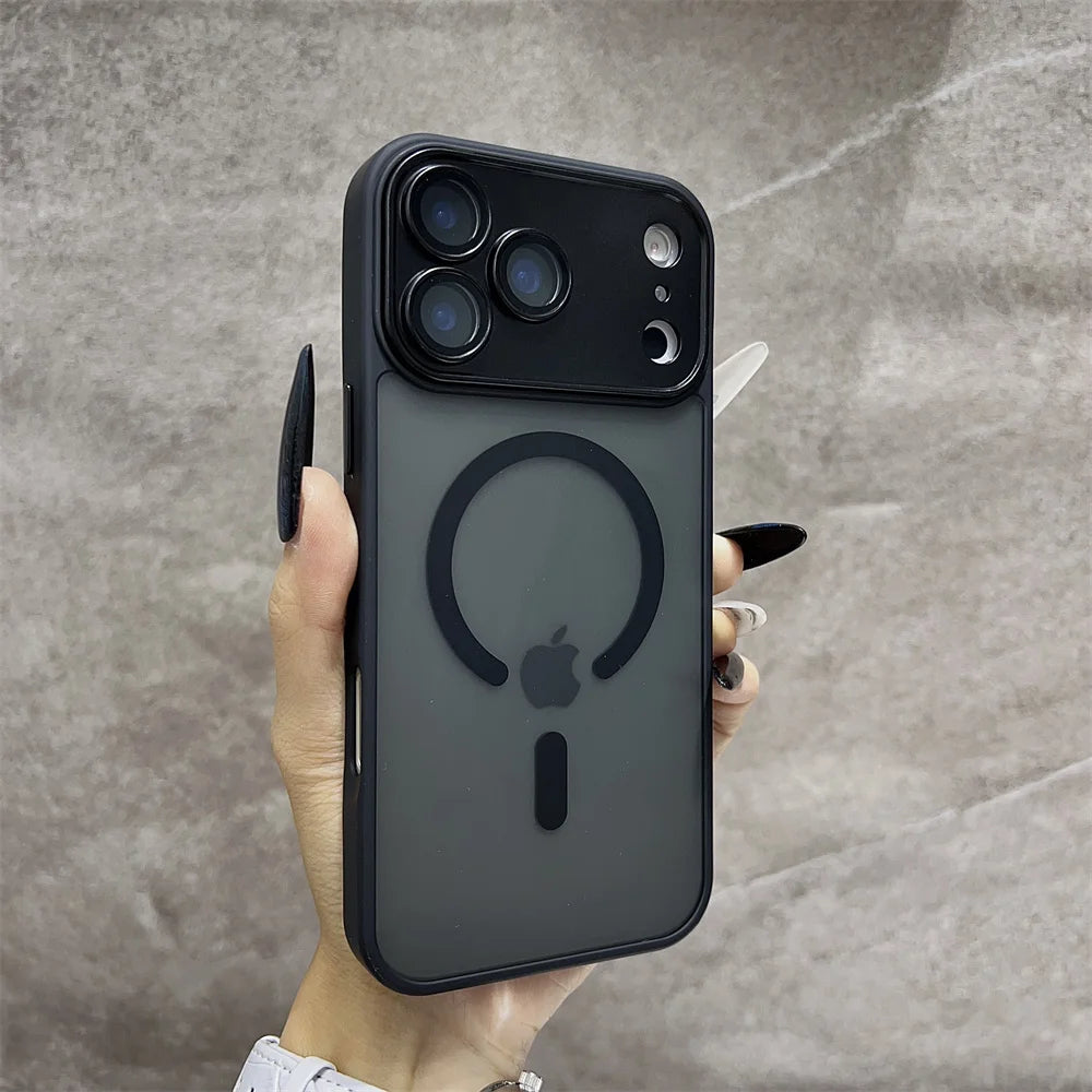 Translucent Matte Wireless Charging iPhone Protection Case