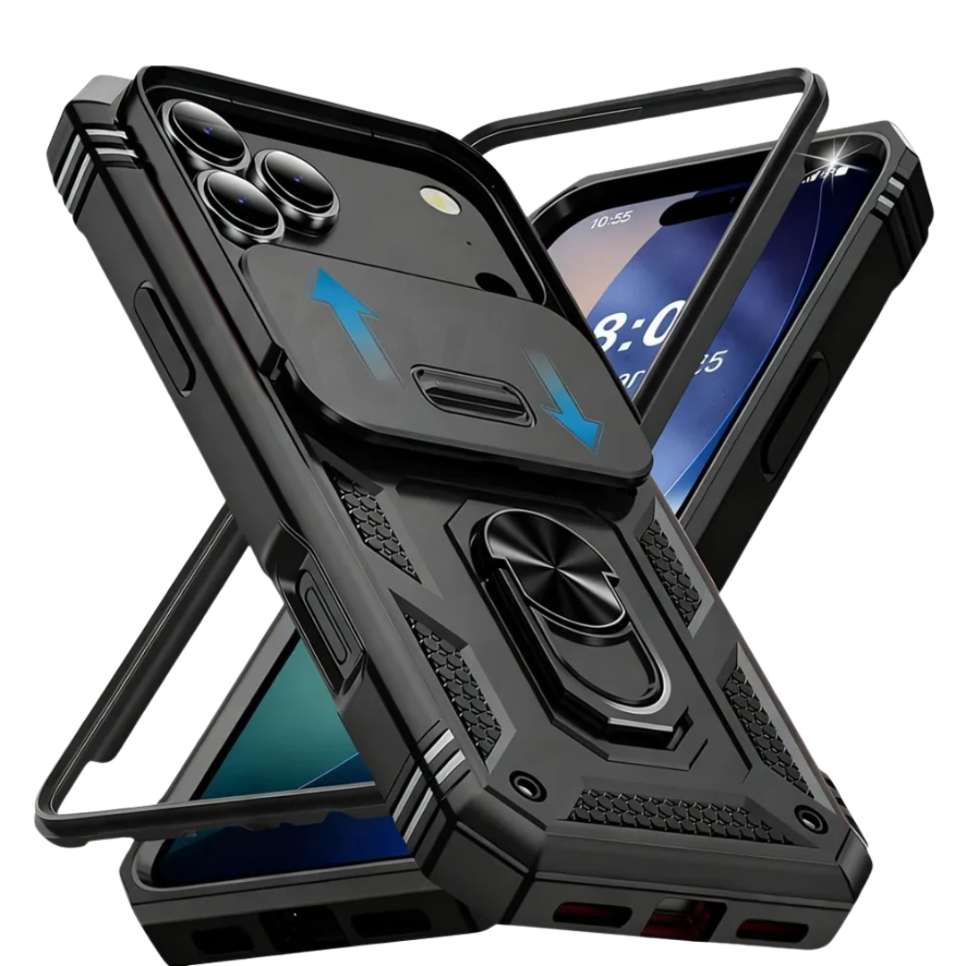 Titan Rugged Sliding Camera Kickstand Case For iPhone Protection Series Max