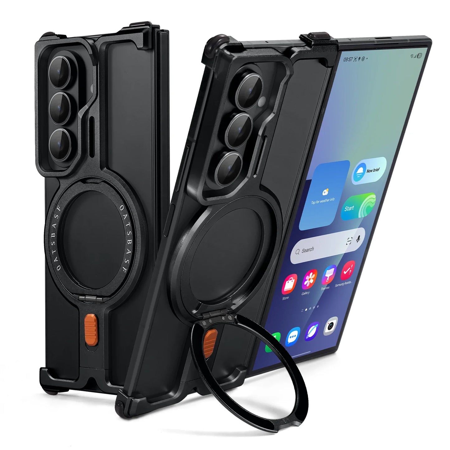 Magnetic Rotating Ring Stand Case for Samsung Galaxy Z Fold 7