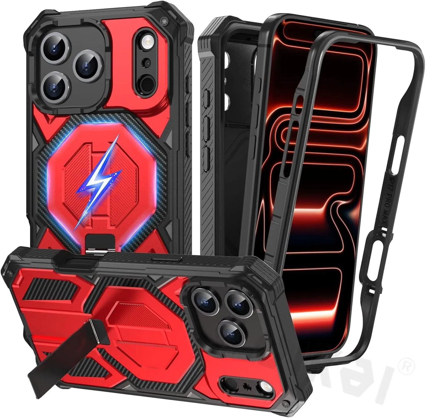 Elite Magnetic Kickstand Shield Case