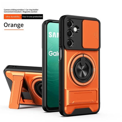 Ultimate Samsung Galaxy Armor Magnetic Stand Ring Case – Rugged Lens Protection