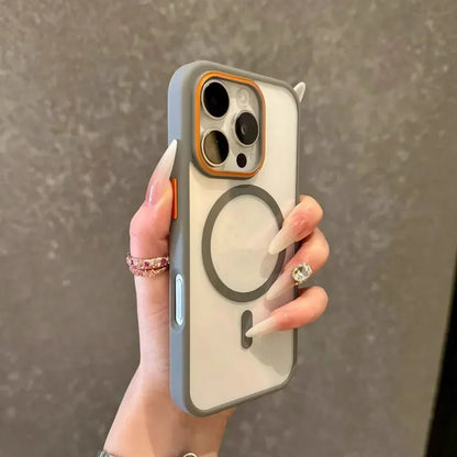 ArmorHalo Luxe Magnetic Clear iPhone Case Matte Anti - Glare - The Armour Case