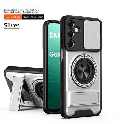 Ultimate Samsung Galaxy Armor Magnetic Stand Ring Case – Rugged Lens Protection