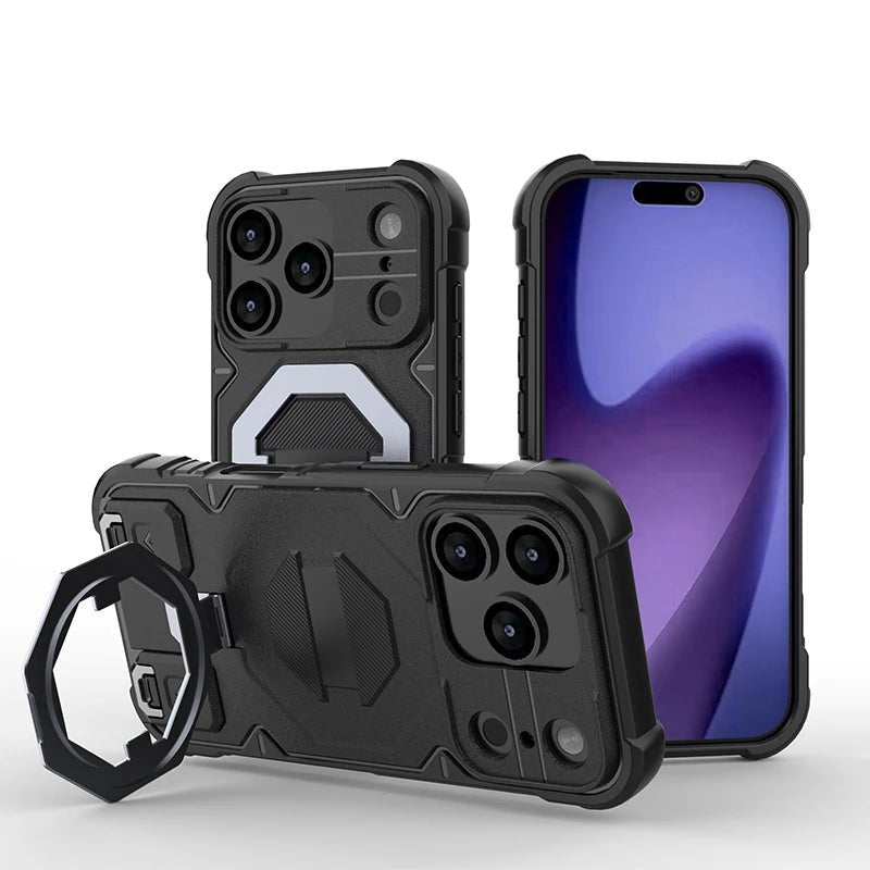 ArmorLock Pro Rugged Kickstand Phone Case for iPhone - Shockproof & Dust Resistant - The Armour Case