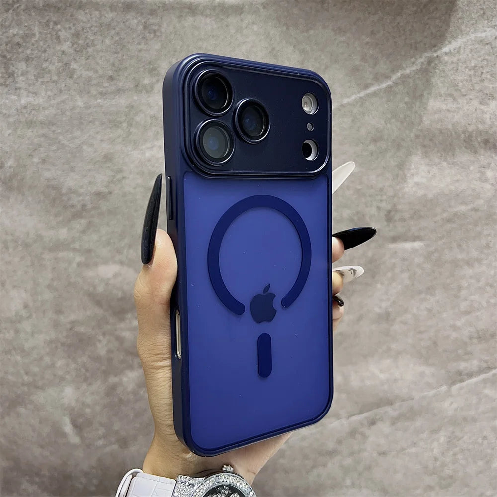 Translucent Matte Wireless Charging iPhone Protection Case