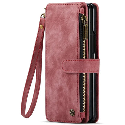 Vintage Leather Wallet Case with S Pen Holder for Samsung Galaxy Z Fold