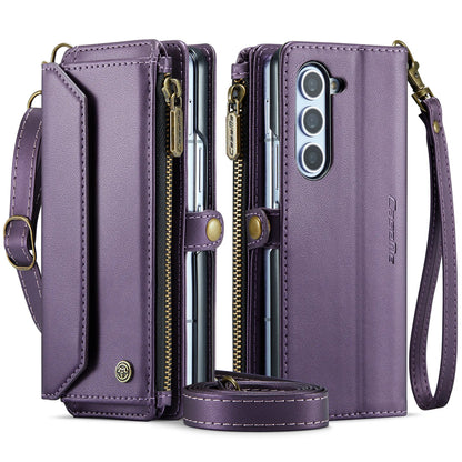 Luxury RFID Blocking Leather Wallet Case With Pen Holder For Samsung Galaxy Z Fold