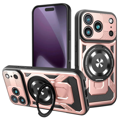 Bastionforge Magnetic Shockproof Ring Kickstand Armor Phone Case Protection