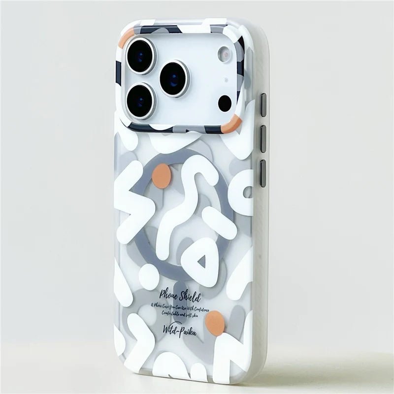 UrbanShiel Graffiti Magnetic Matte Dustproof Protection for iPhone Case - The Armour Case