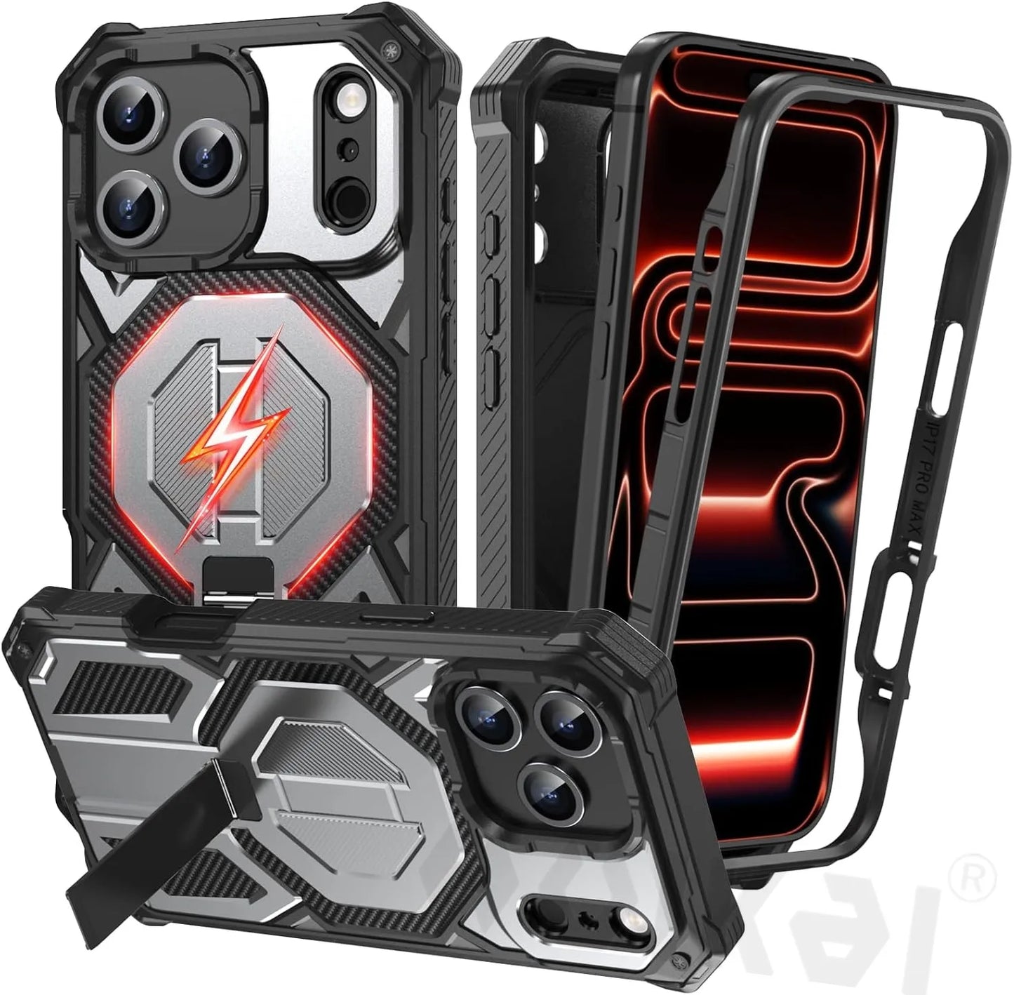 Elite Magnetic Kickstand Shield Case