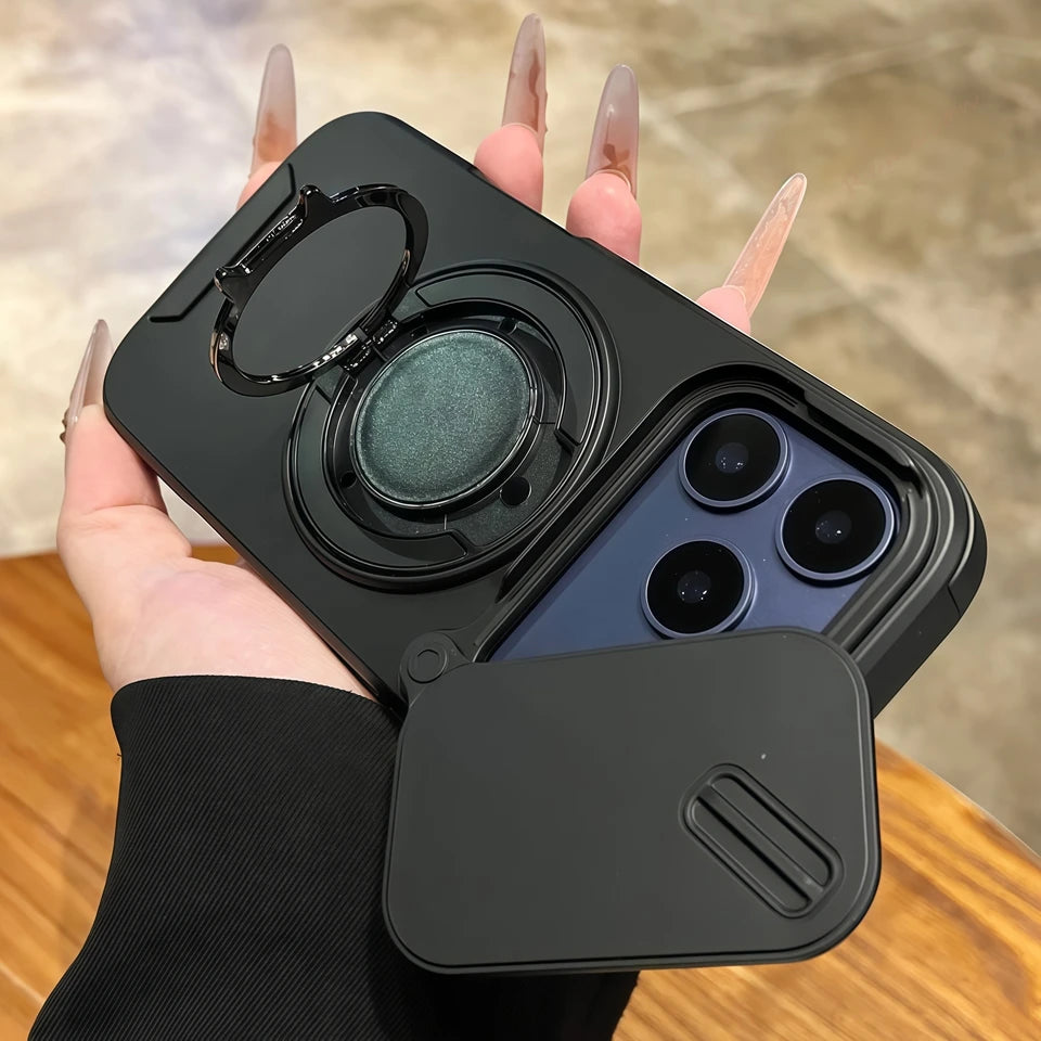 Aegiron Tactical Magnetic Ring Stand Rugged Armor iPhone Protective Case Series