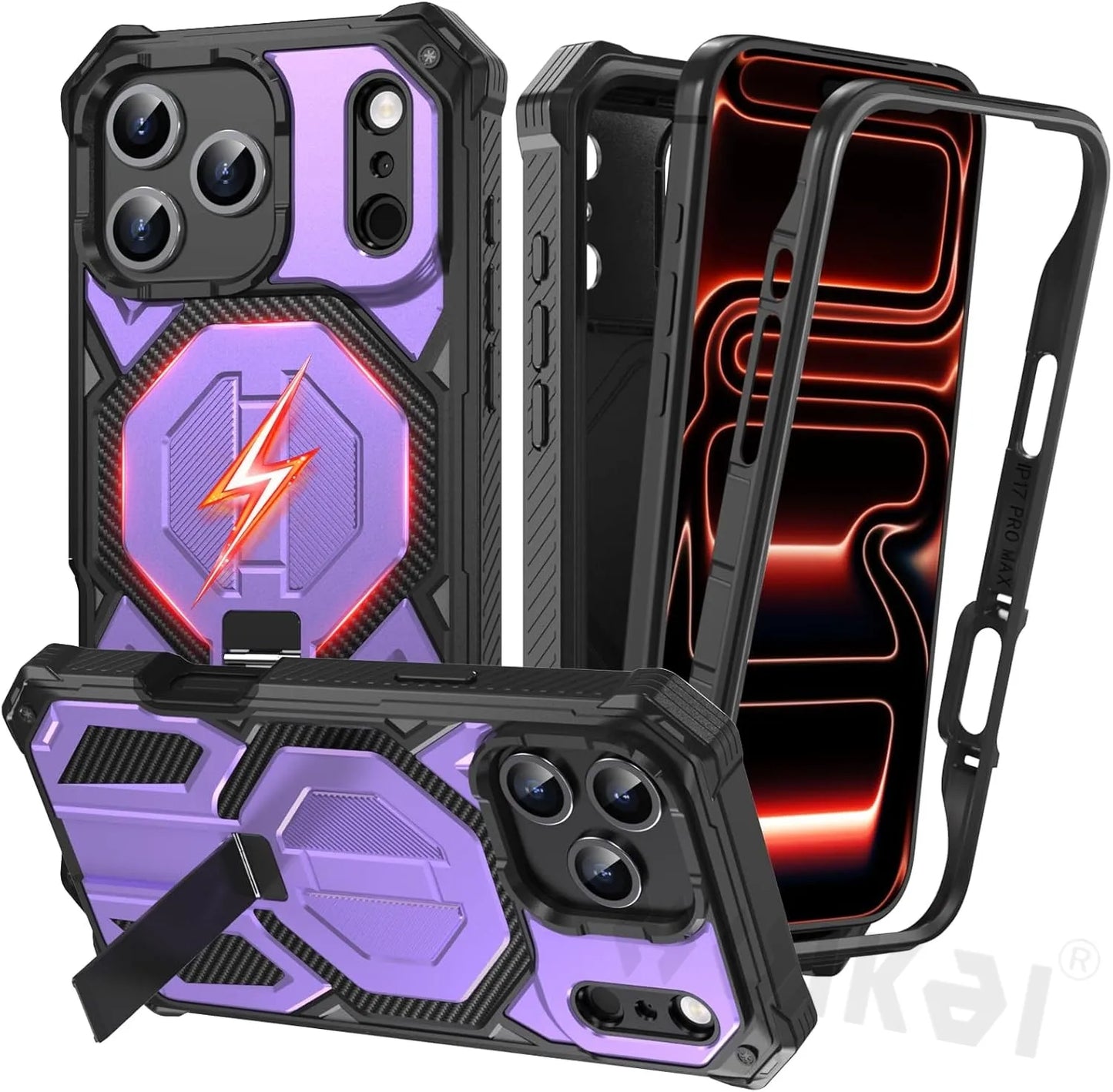 Elite Magnetic Kickstand Shield Case