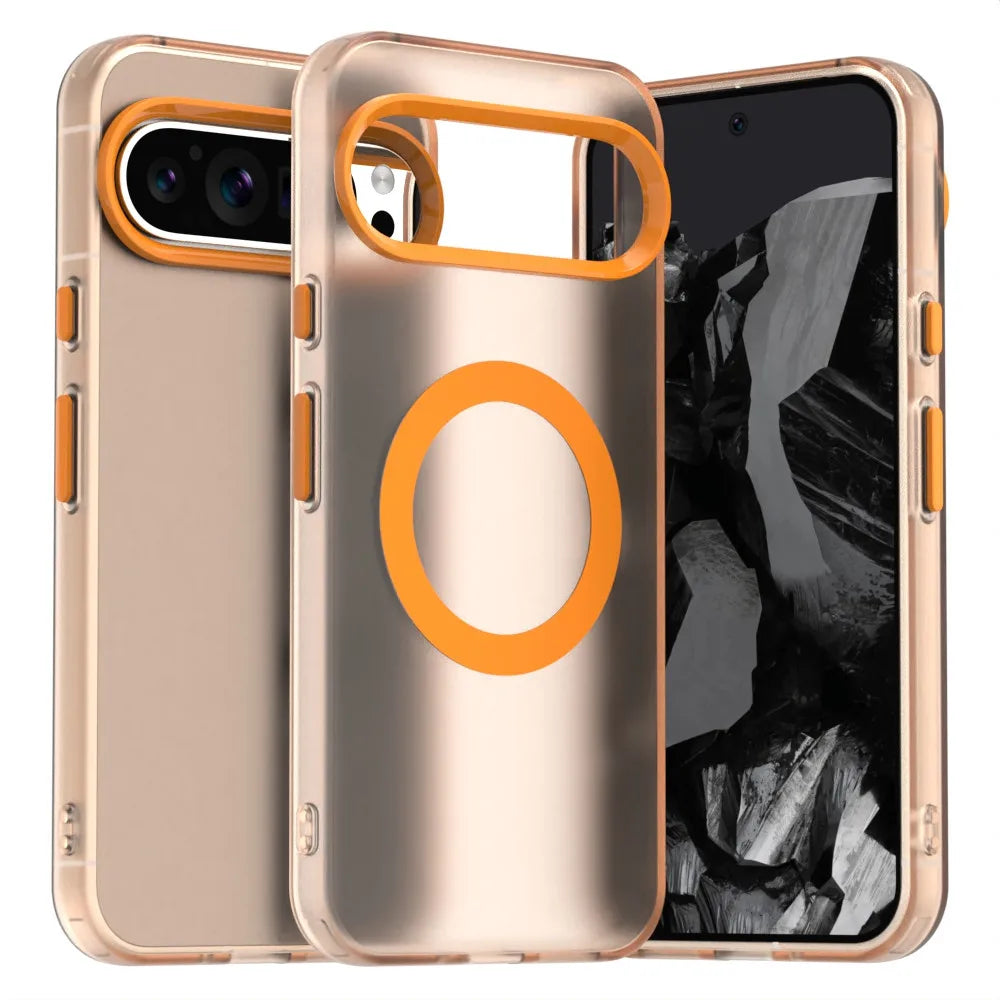 Matte Clear Magnetic Armor Case For Google Pixel Pro Shockproof