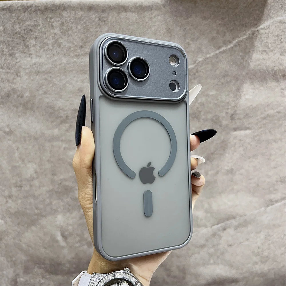 Translucent Matte Wireless Charging iPhone Protection Case