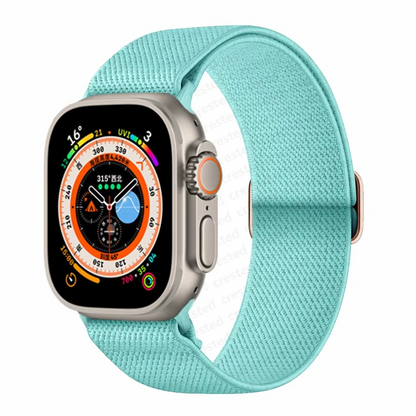 FlexWeave Elastic Nylon Scrunchie Apple Watch Band