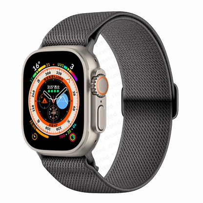 FlexWeave Elastic Nylon Scrunchie Apple Watch Band