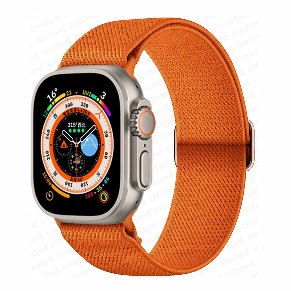 FlexWeave Elastic Nylon Scrunchie Apple Watch Band