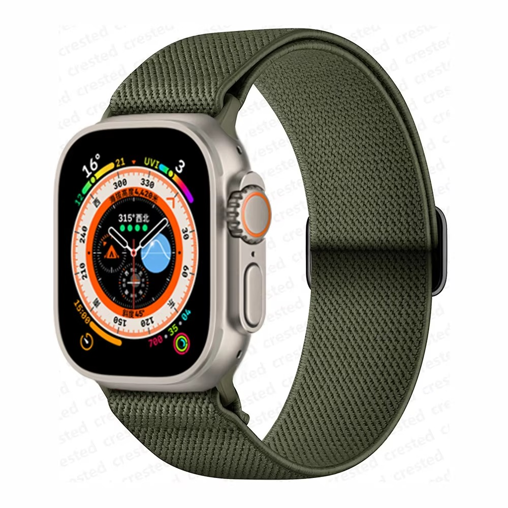 FlexWeave Elastic Nylon Scrunchie Apple Watch Band
