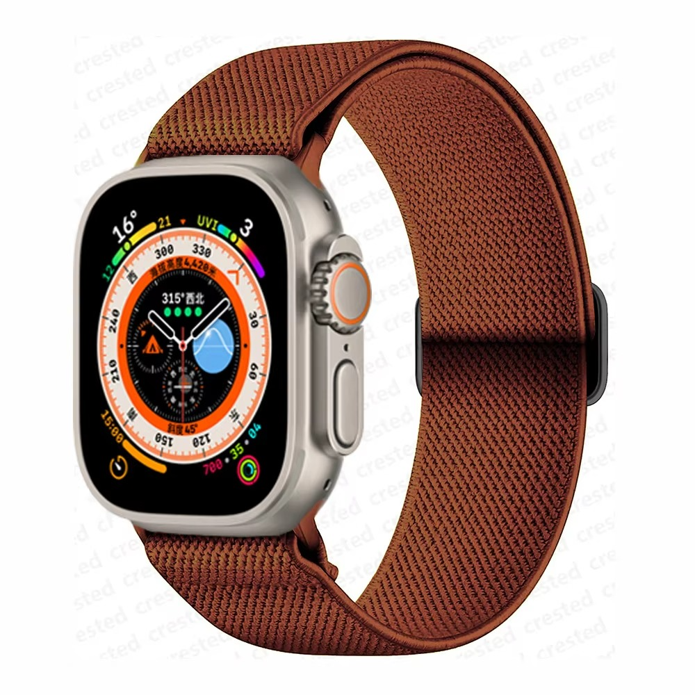 FlexWeave Elastic Nylon Scrunchie Apple Watch Band