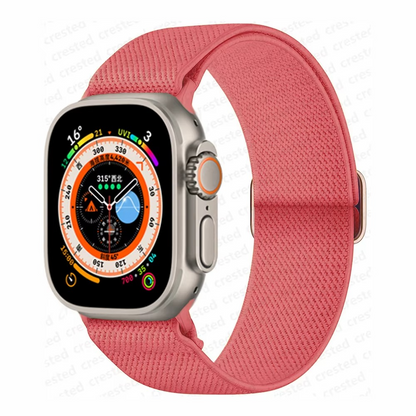 FlexWeave Elastic Nylon Scrunchie Apple Watch Band