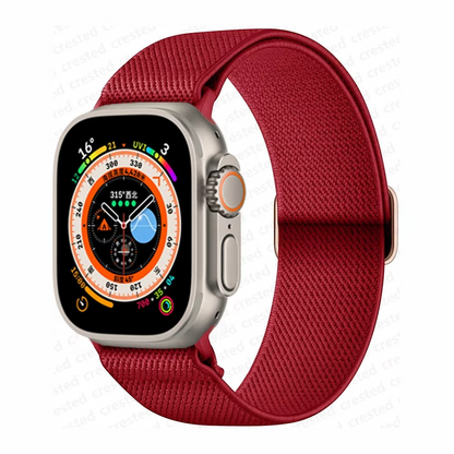 FlexWeave Elastic Nylon Scrunchie Apple Watch Band