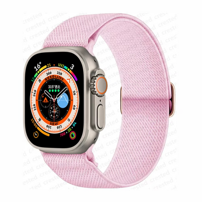 FlexWeave Elastic Nylon Scrunchie Apple Watch Band