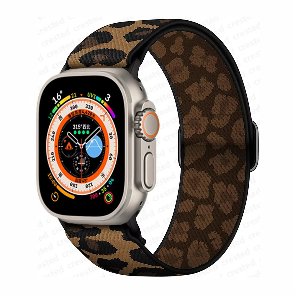 FlexWeave Elastic Nylon Scrunchie Apple Watch Band