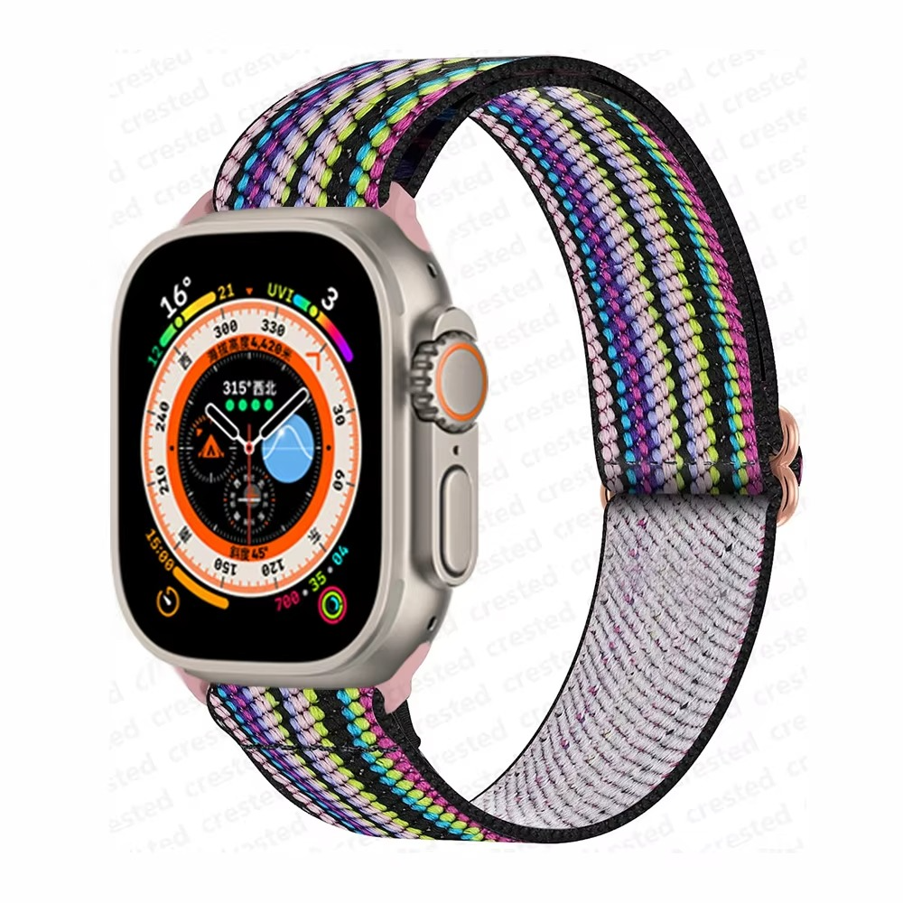 FlexWeave Elastic Nylon Scrunchie Apple Watch Band