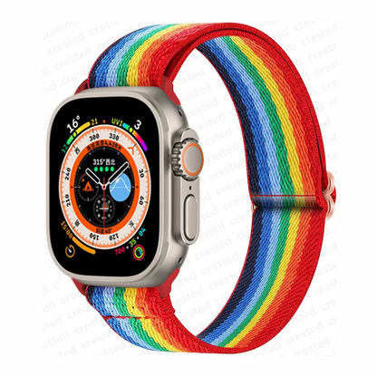 FlexWeave Elastic Nylon Scrunchie Apple Watch Band