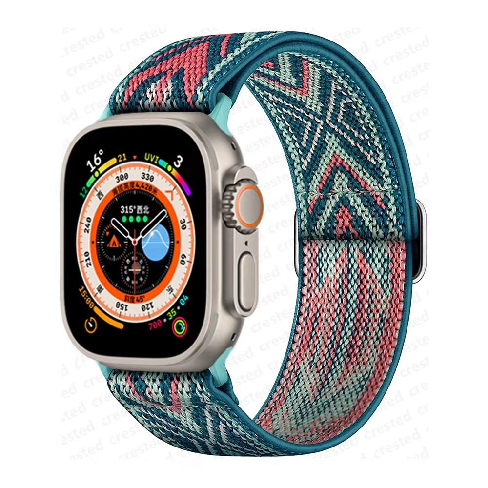 FlexWeave Elastic Nylon Scrunchie Apple Watch Band