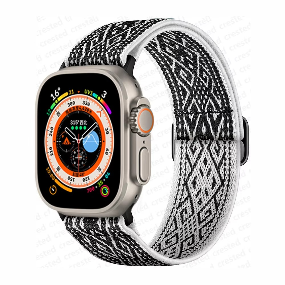 FlexWeave Elastic Nylon Scrunchie Apple Watch Band
