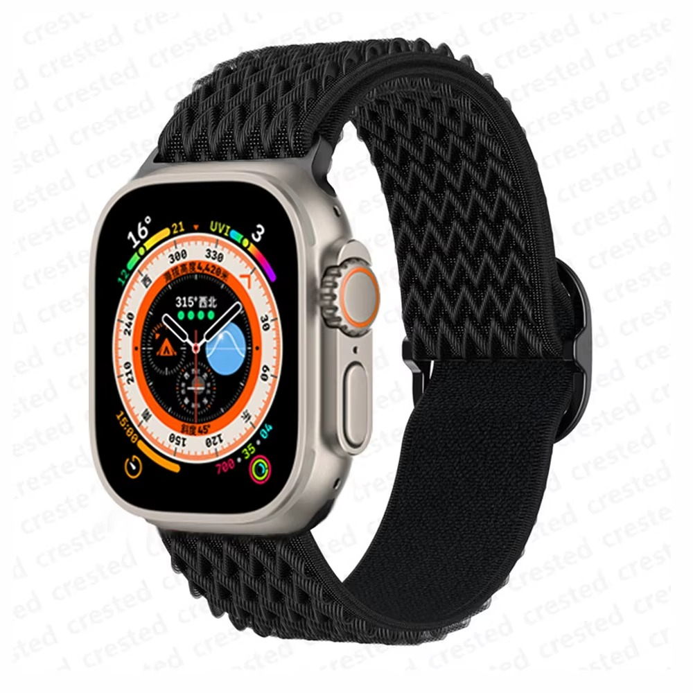 FlexWeave Elastic Nylon Scrunchie Apple Watch Band