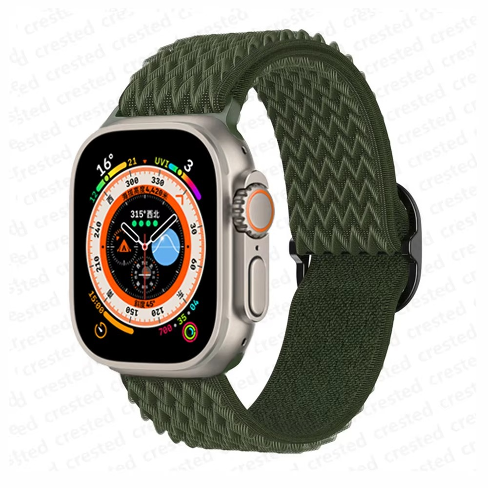 FlexWeave Elastic Nylon Scrunchie Apple Watch Band